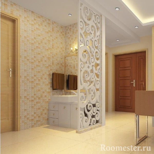 Декоративные перегородки в интерьере комнаты — идеи зонирования