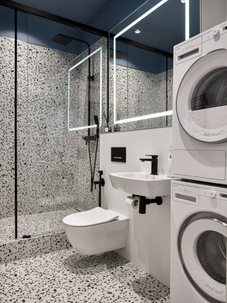 Яркая квартира 99 м² для молодой пары с шестью кошками