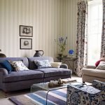 Полосатые обои в интерьере: виды и комбинирование полоски