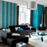 Полосатые обои в интерьере: виды и комбинирование полоски