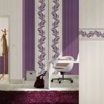 Полосатые обои в интерьере: виды и комбинирование полоски