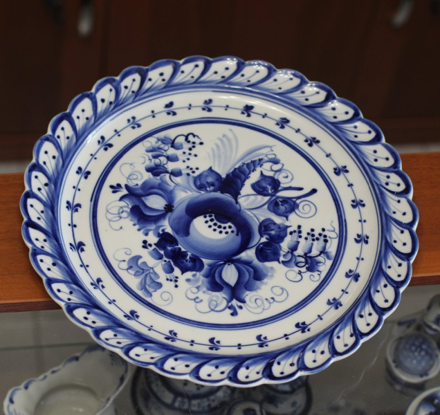 Стиль гжель в интерьере