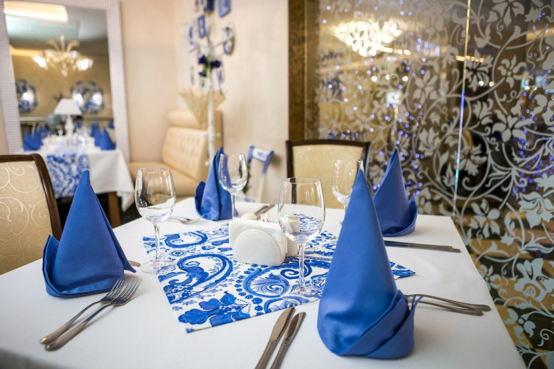 Стиль гжель в интерьере