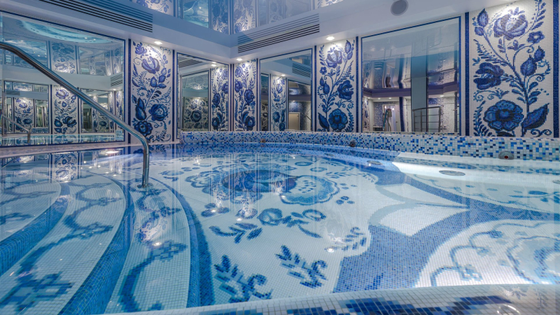 Стиль гжель в интерьере