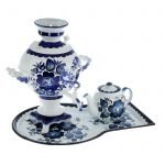 Стиль гжель в интерьере