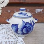 Стиль гжель в интерьере