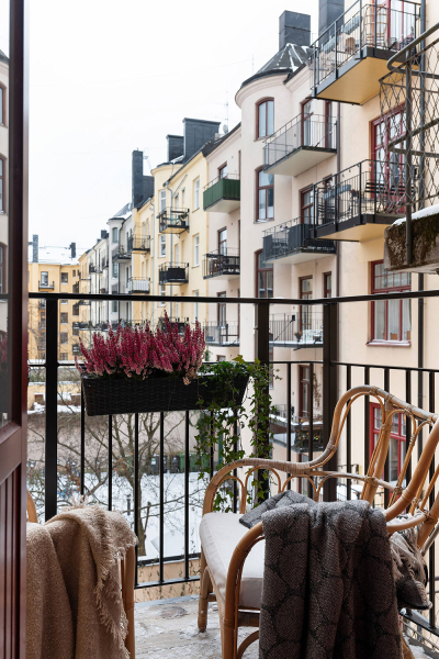 Просторные апартаменты в Стокгольме с утончённым декором и песочными стенами