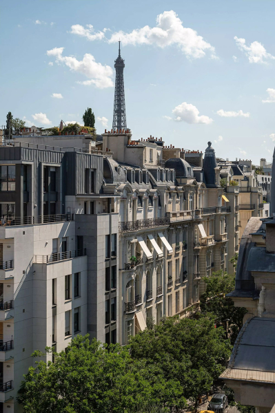 Впечатляющий лофт в Париже с окнами в потолке