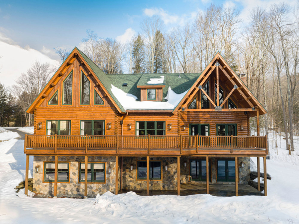 Уютный деревянный дом на горнолыжном курорте в Вермонте