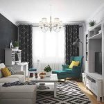Гостиная в скандинавском стиле: 75 примеров дизайна