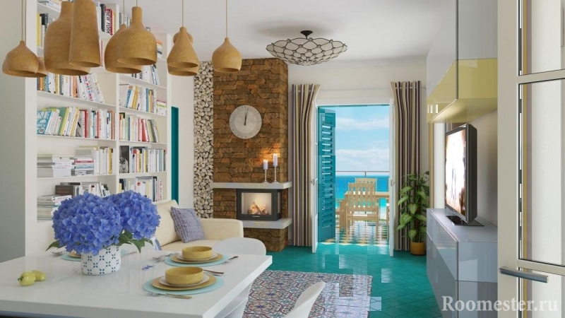 Средиземноморский стиль в интерьере — 40 фото идей